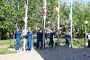  Экипажи 40/41-й экспедиции на МКС подняли флаги